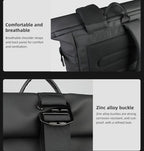 Expandable outdoor backpack with large volume & laptop compartment