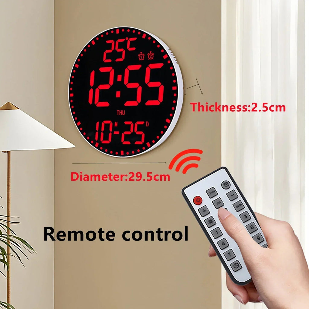 WiFiTime Clock - Smart LED Wall Clock with Calendar