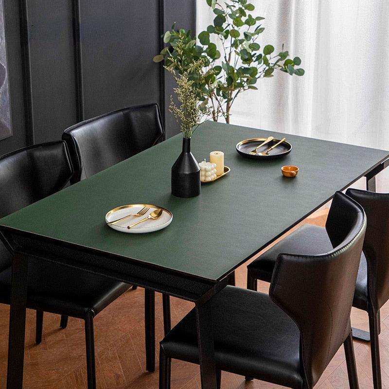 Waterproof Leather Table Protector Mat