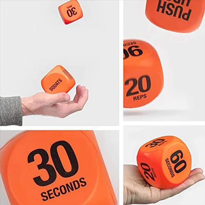 Exercise Dice Set for Full Body Workouts and Cardio Training