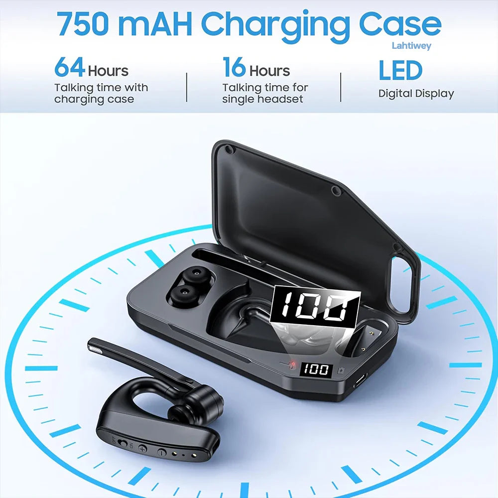 Noise-Cancelling Bluetooth Headset with Dual Microphones – Orivo