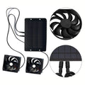 AirSol Duo Ventilation System | Solar-powered Dual Exhaust Fans | 10W | For Greenhouse, Livestock Barn & Outdoor Applications