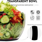6.3 QT One-Handed Salad Spinner with Easy Press Drying System