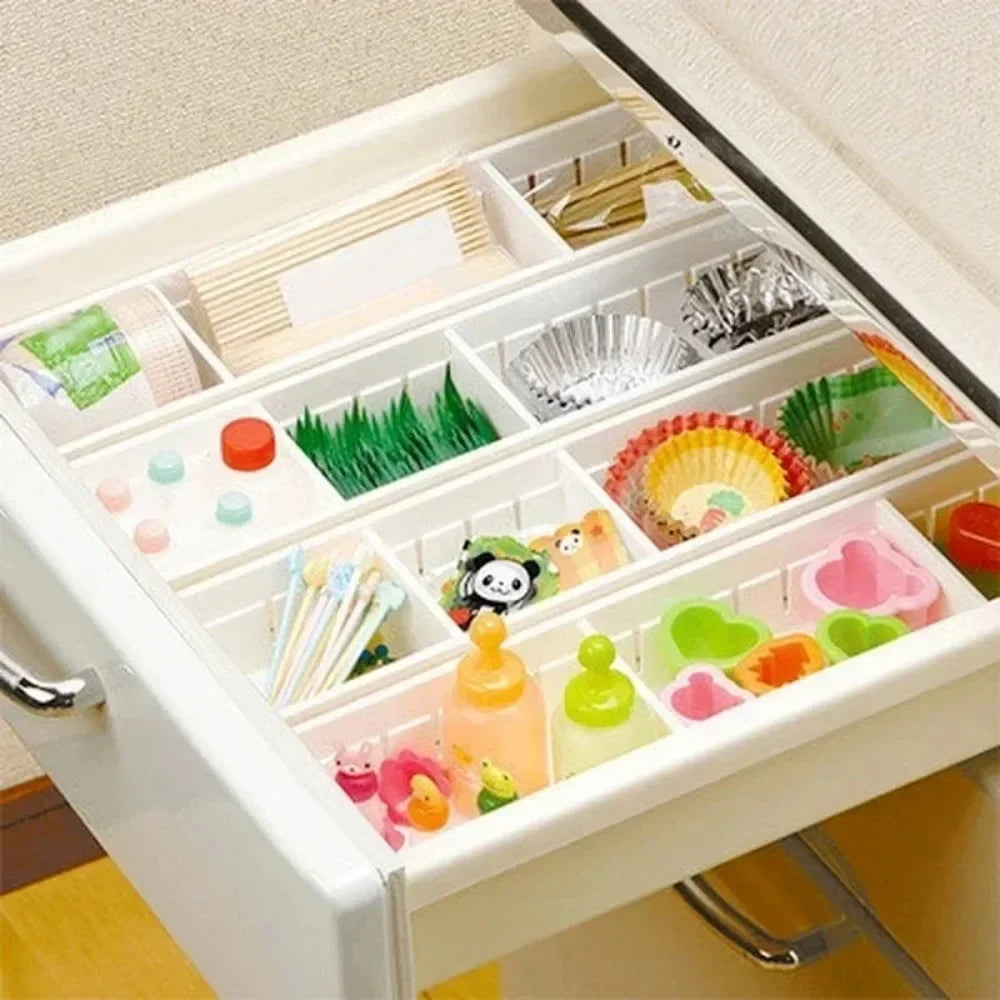 Sortiva Drawer Organizer | Flexible & Modular | For Kitchen, Bathroom & Office | 2 Sizes