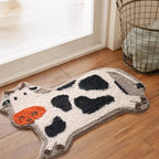 Mini Cow Fluffy Bath Mat