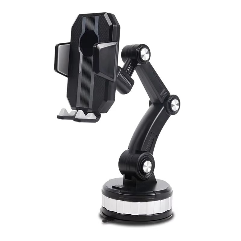 Universal Car Phone Mount with Strong Suction Clamp for Center Console and Dashboard