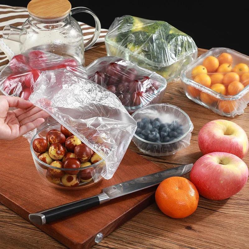 Disposable Elastic Covers. 100 pcs. for Bowls and Cups