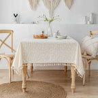 Floral tablecloth