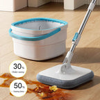 Cleanvora FlexSpin | Spinner Mop System | Hands-Free & Hygienic | 2.5L Bucket