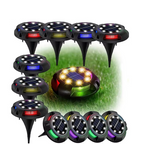 Vibrant Solar Garden Lights – Outdoor Multicolor LED Ground Lights