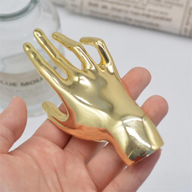 Hand Accent Art Brooch Pin
