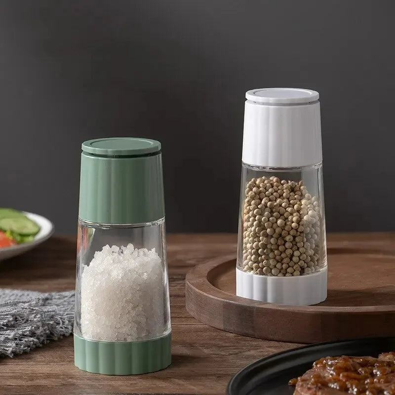 Designer Pepper Mill with Transparent Body