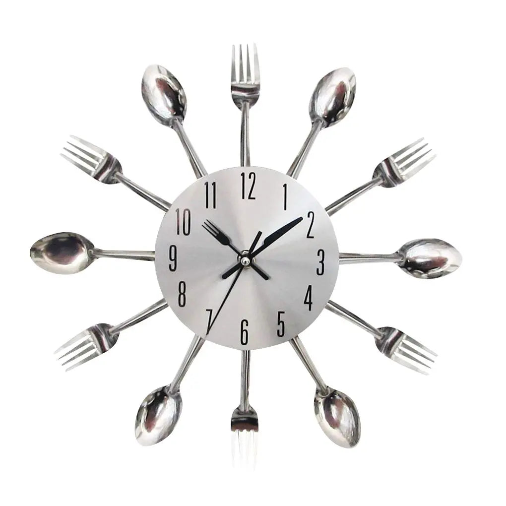 Kitchen wall clock that draws attention