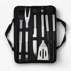 Stainless Steel BBQ Grill Tool Set with Carrying Case