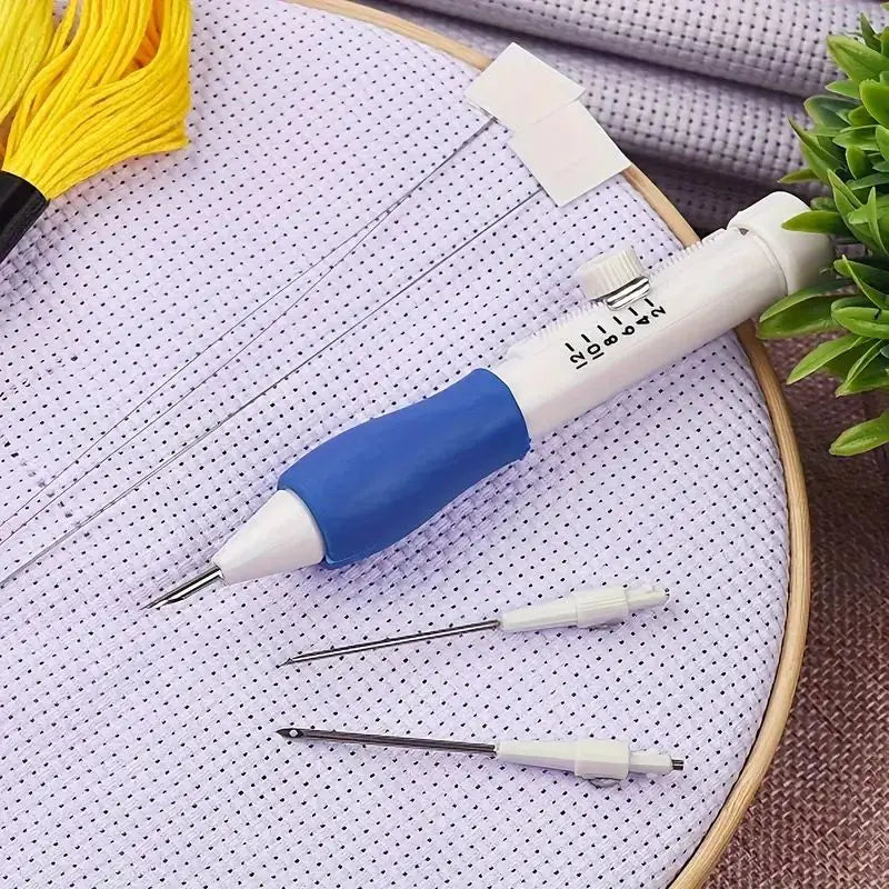 Punch Needle Embroidery Kit with 8 Accessories