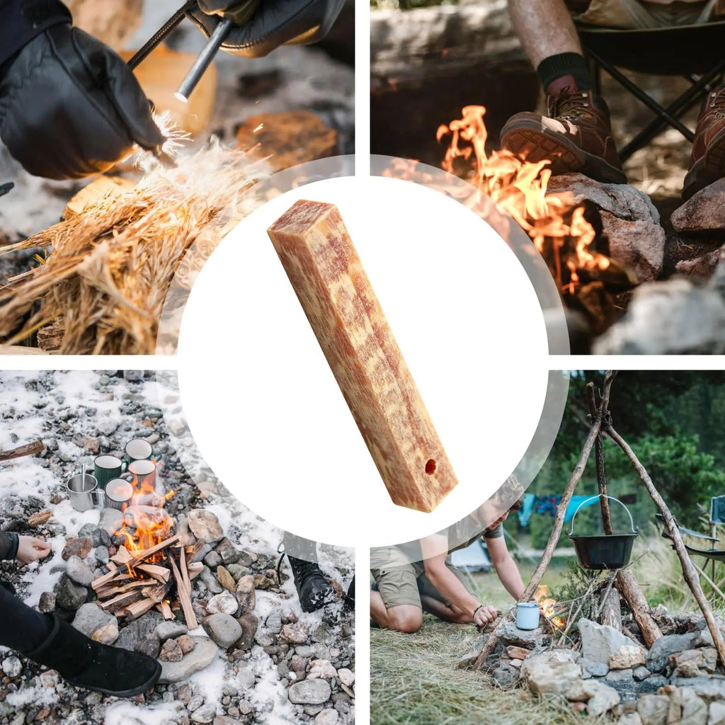 FireNova Fire Starter Set | Natural Pine Wood Sticks | Ideal for Outdoor & Emergencies