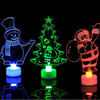 SnowGlow - Colorful LED Snowman Lights for Festive Celebrations