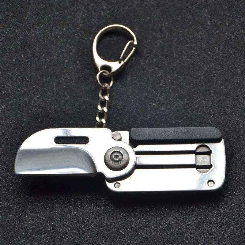 Mini Folding Knife Portable Keychain Tool