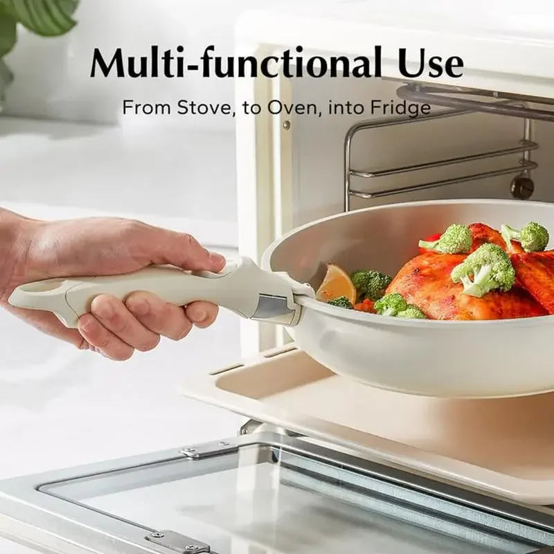 Flexigrip Detachable Universal Pot Handle | Heat Resistant & Ergonomic | For Pans & Pots | One-Hand Operation