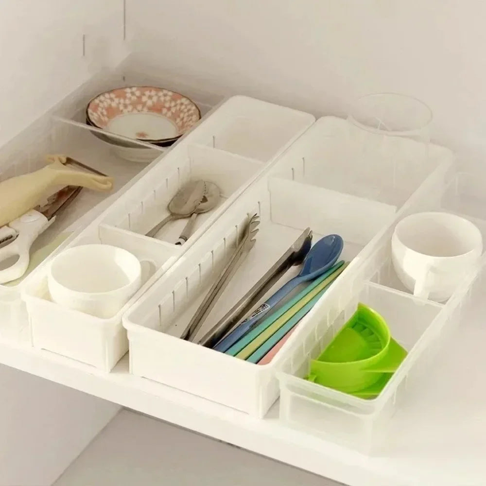 Sortiva Drawer Organizer | Flexible & Modular | For Kitchen, Bathroom & Office | 2 Sizes