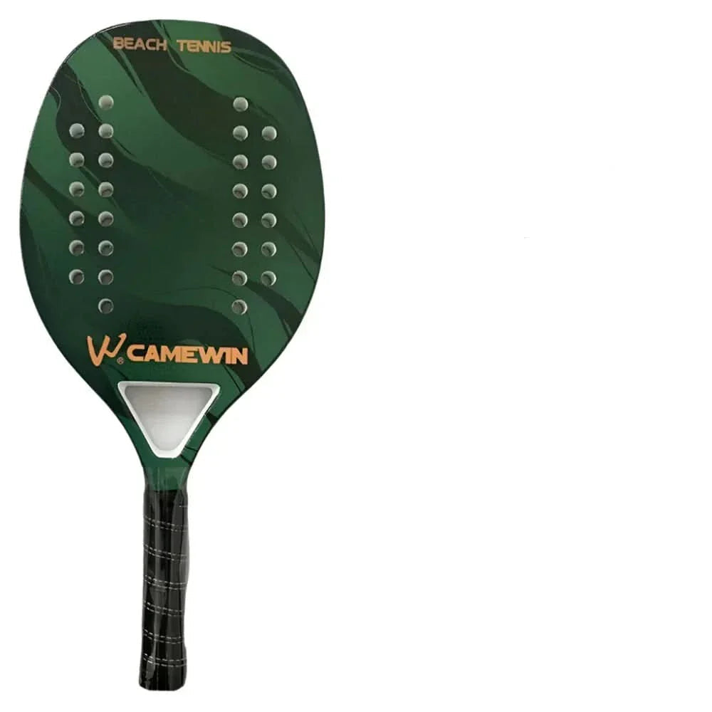 Professional beach paddle made of carbon & fiberglass for more control