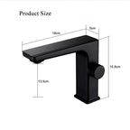 LED Sink Faucet with Digital Temperature Display and Hot-Cold Mixing Function