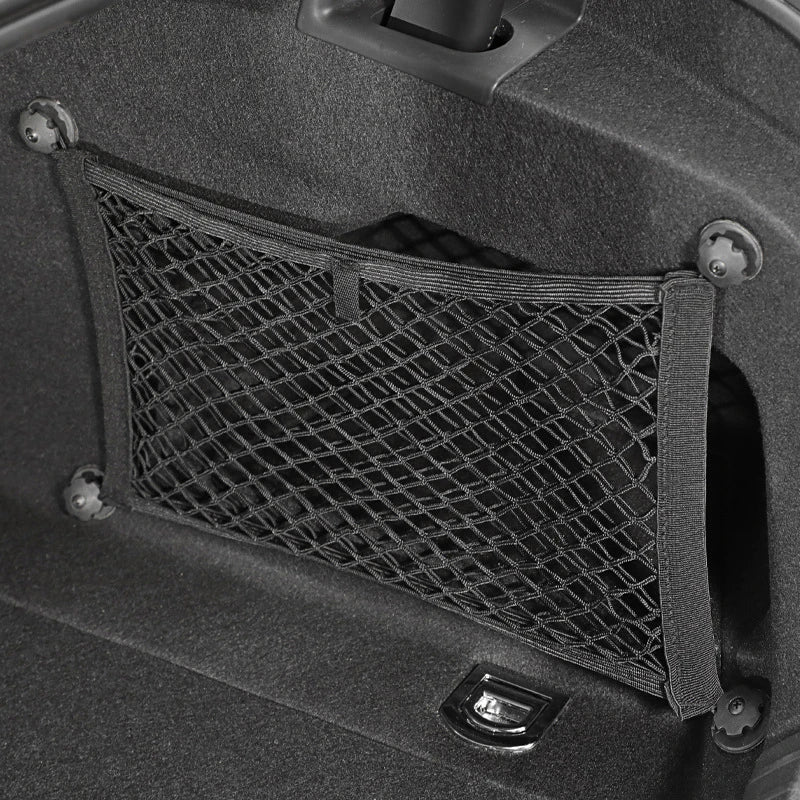 Stretchable Mesh Cargo Net Organizer for Car Storage