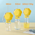 PetGo DuoBottle | 2-in-1 Dog Bottle & Food Storage | Leakproof & Portable | For On the Go, Hiking & Traveling