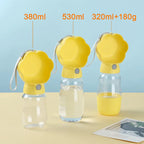 PetGo DuoBottle | 2-in-1 Dog Bottle & Food Storage | Leakproof & Portable | For On the Go, Hiking & Traveling