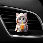 Cool Hoodie Cat Clip-On Car Freshener