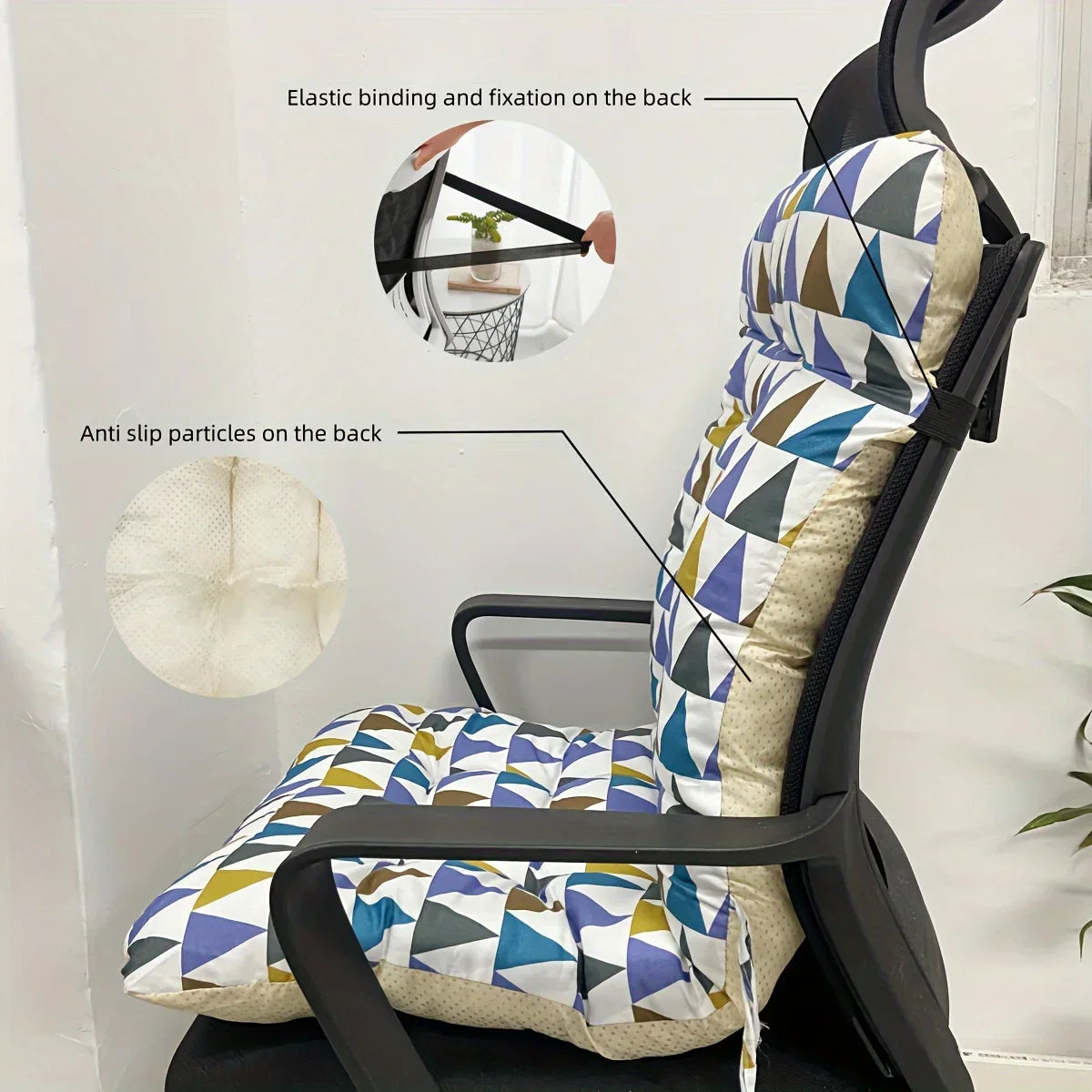 ErgoLivia | Ergonomic seat cushion with back support | Comfort & posture correction | For office, home & car