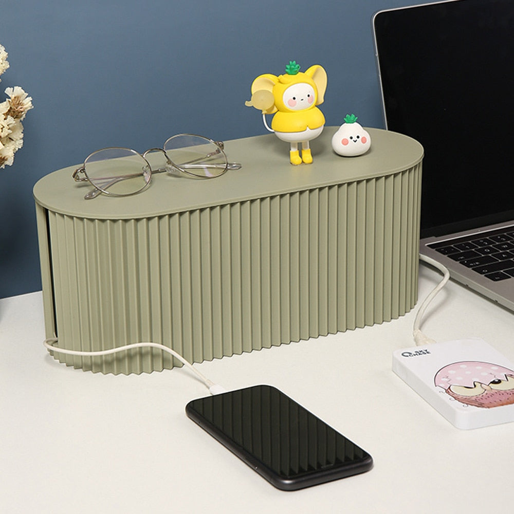 StorageMaster Box - Stylish Organizer for Cables and Adapters