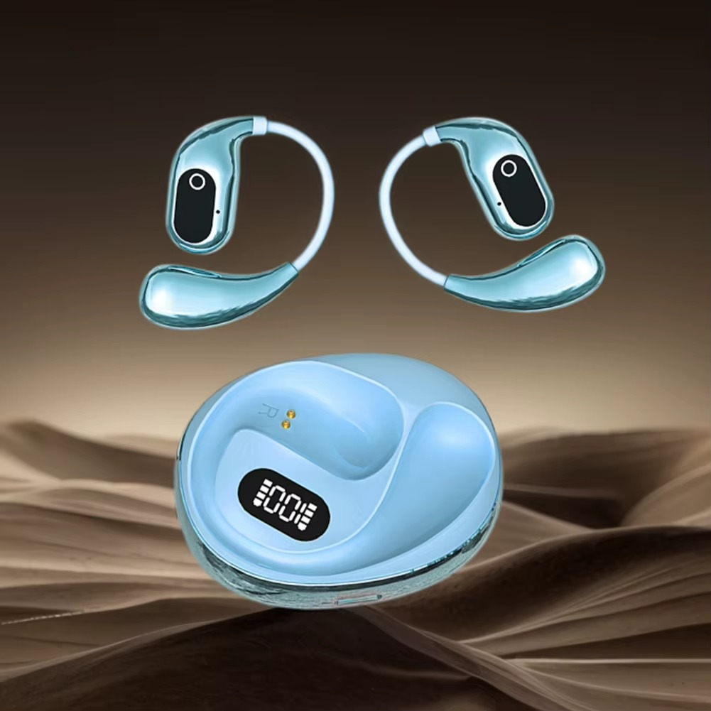 AI Smart Translator Earbuds with Bluetooth 5.3, Open-Ear Language Translation Headphones for Travel, Business, and Sports
