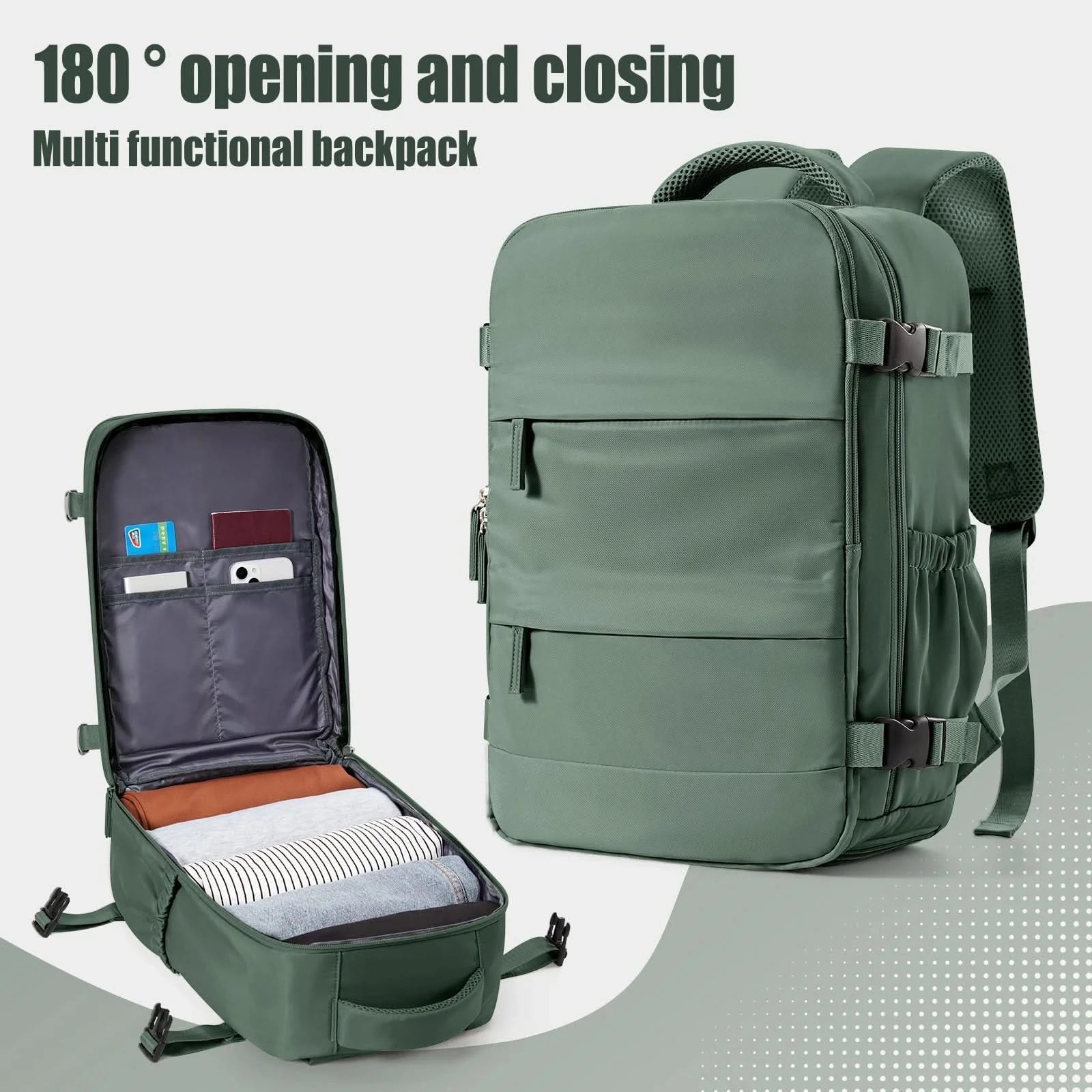 Compact & functional for hand luggage