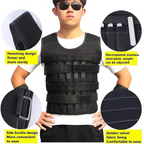 Adjustable Fitness Weight Vest for Enhanced Strength & Endurance Training
