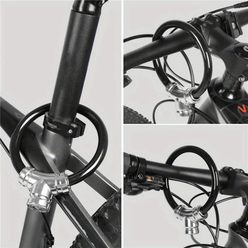 Anti-Theft Secure Steel Bicycle Safety Lock
