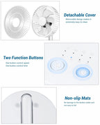 AirFlow Mini-Fan | Quiet & Compact | 4 Speed Levels