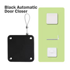 Automatic Punch-Free Door Closer with 1lb Force for Wooden and Sliding Doors