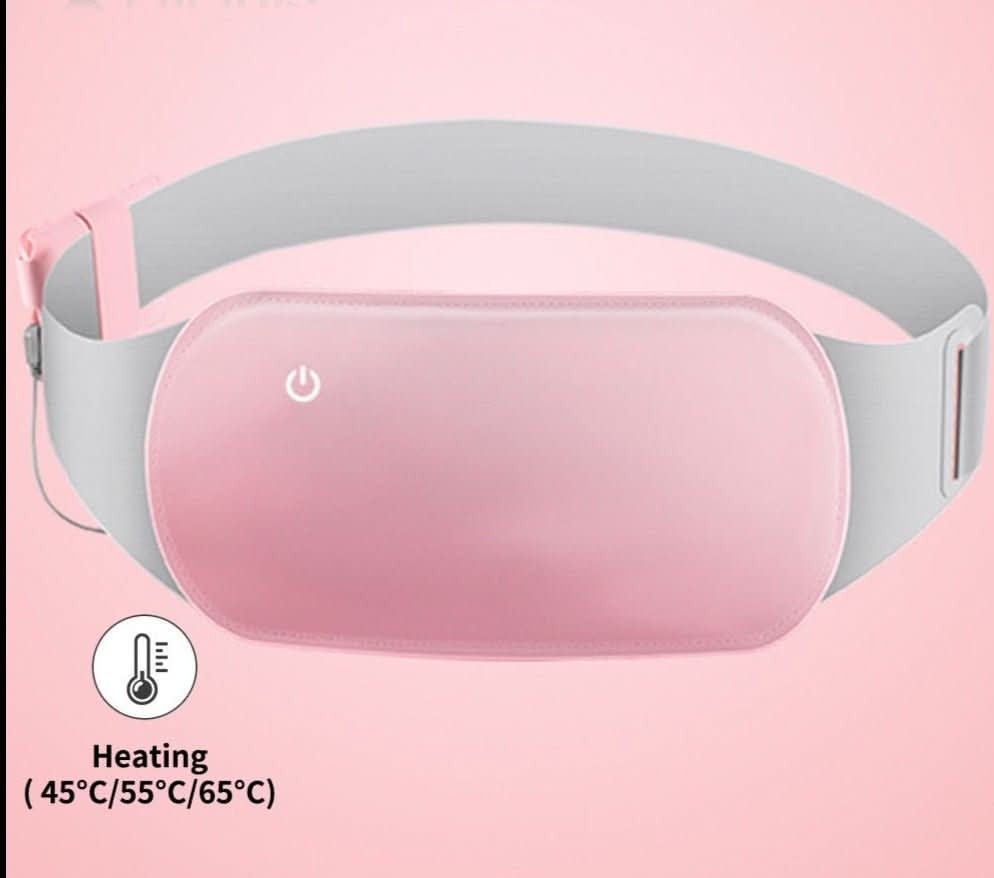 Electric abdominal heater with vibration function for pain relief