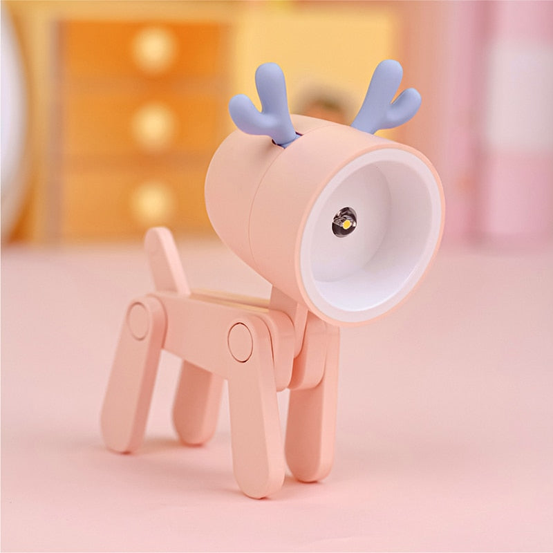 Animal Night Light with Adjustable Head and Legs for Kids Room