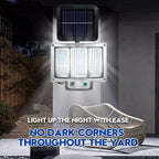 Solvalux Solar Wall Light with Motion Sensor | 192 LEDs | Removable Solar Panel with 5 m Cable | 4 Modes & Remote Control | IP65 Waterproof