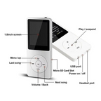 High-Fidelity Portable Bluetooth MP3/MP4 Player with 1.8" Screen and Multi-Function Capability
