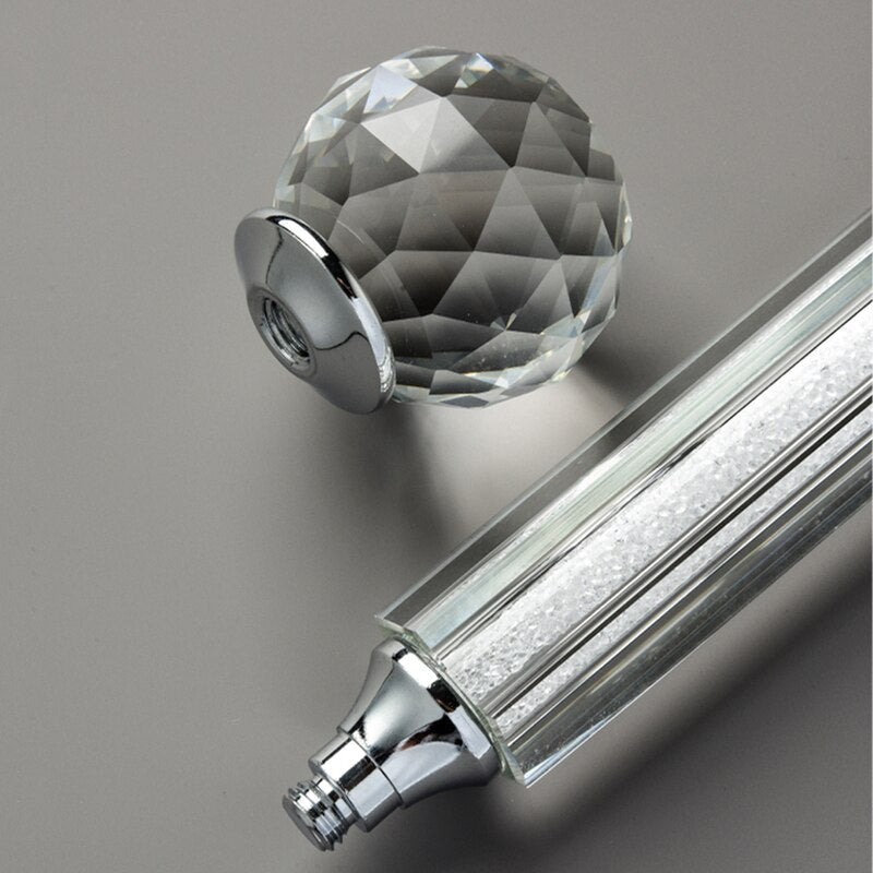 Rotatable Crystal Wine Glass Holder