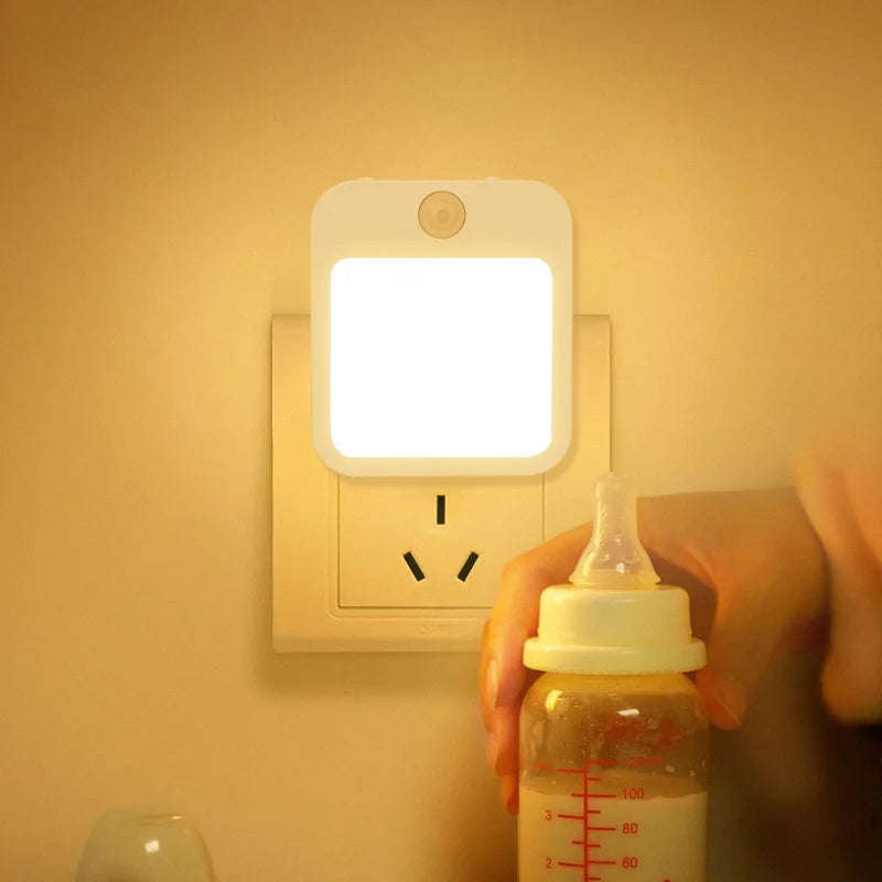 Sensilux Mini LED Night Light | With Motion Sensor | Warm & Cool White | For Hallway, Bedroom & Bathroom