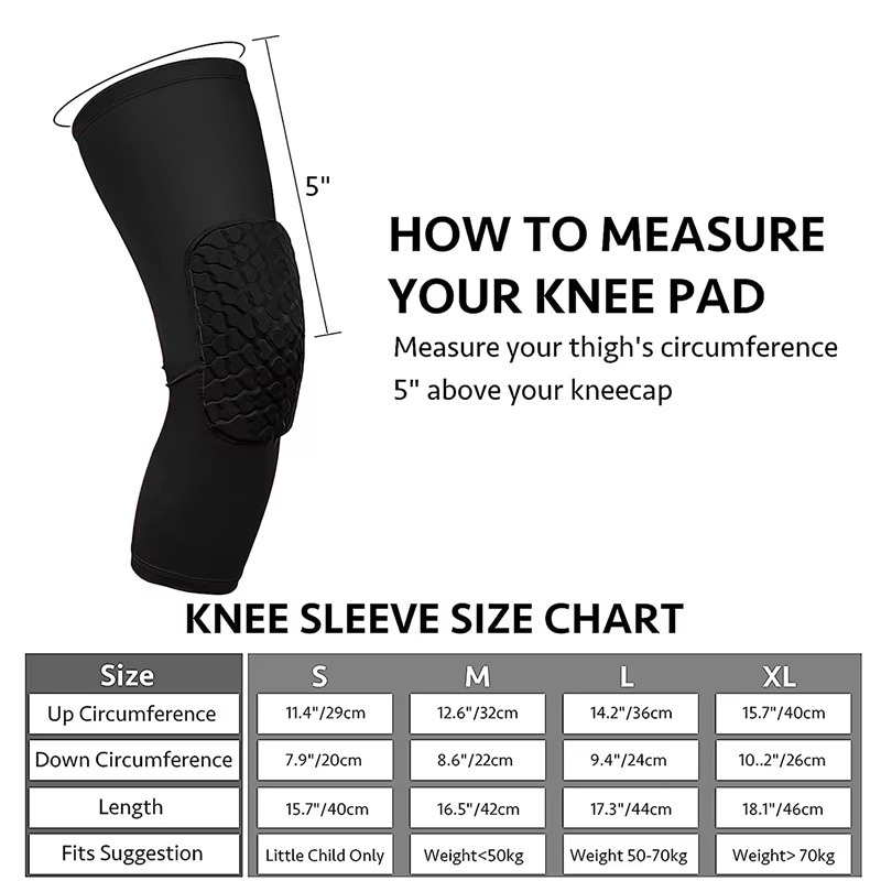 Impact-Absorbing Compression Knee Pads for Sports and Recovery