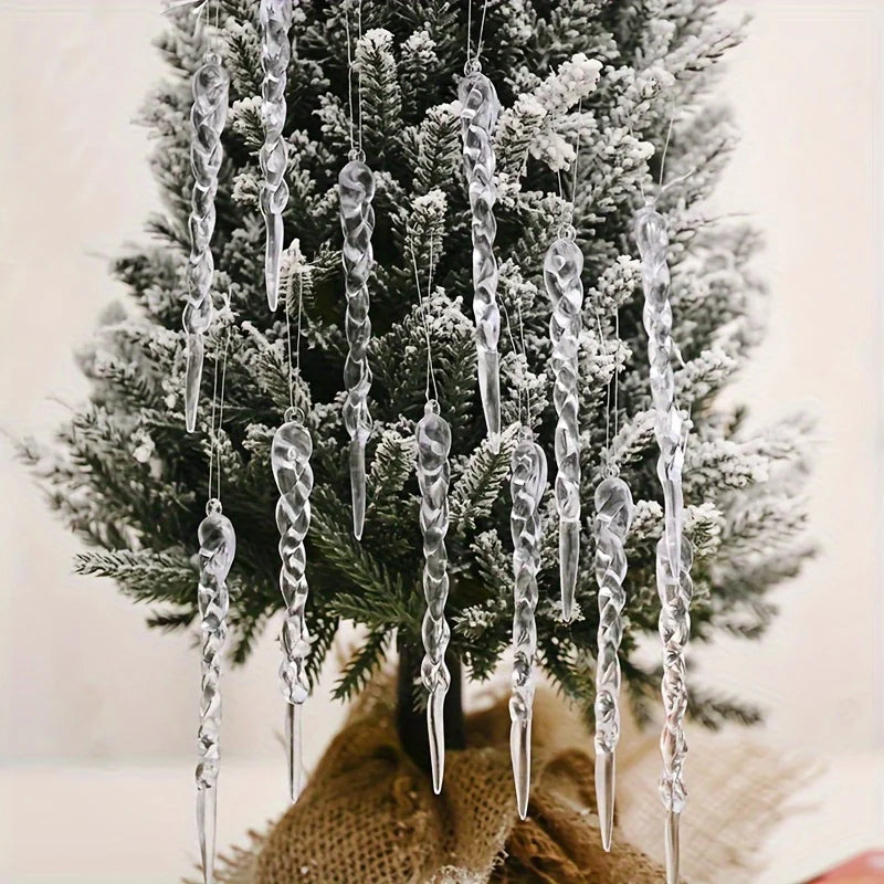WinterGlans | Premium Crystal Clear Christmas Decorations Set