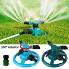 RainTiva Sprinkler | 360° Rotation | Water-saving & Durable | For Garden & Lawn Care