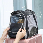 Soft-Sided Pet Carrier with Breathable Mesh for Small Dogs and Cats