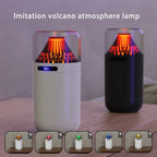 Volcano Flame LED Aromatherapy Essential Oil Mist Diffuser