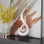 FlowSphere decorative sculpture - elegant room design